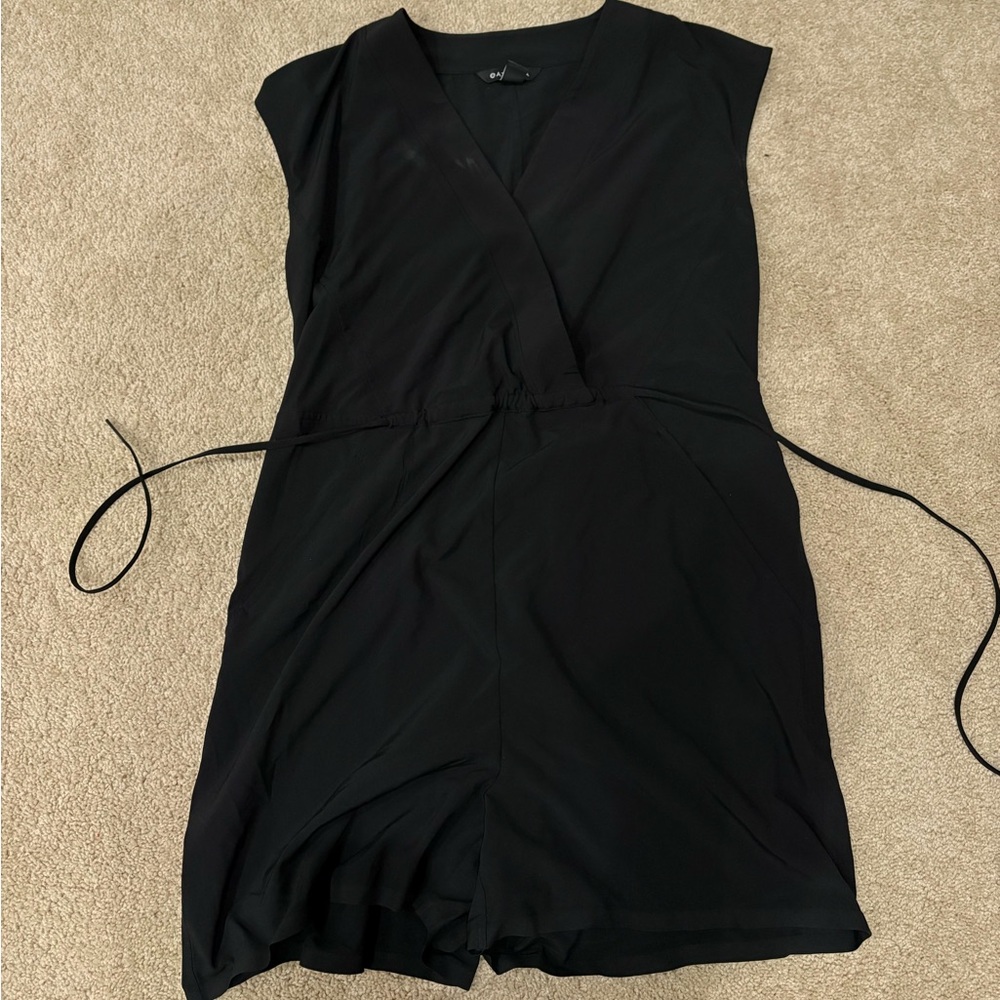 Athleta Black Sleeveless Jumpsuit